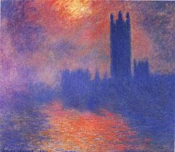 Claude Monet London,Parliament Sweden oil painting art